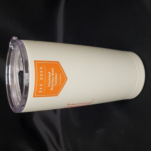 Rae Dunn NWT Insulated 17 oz Stainless Tumbler, BEWARE with Black Cat - Picture 2 of 6